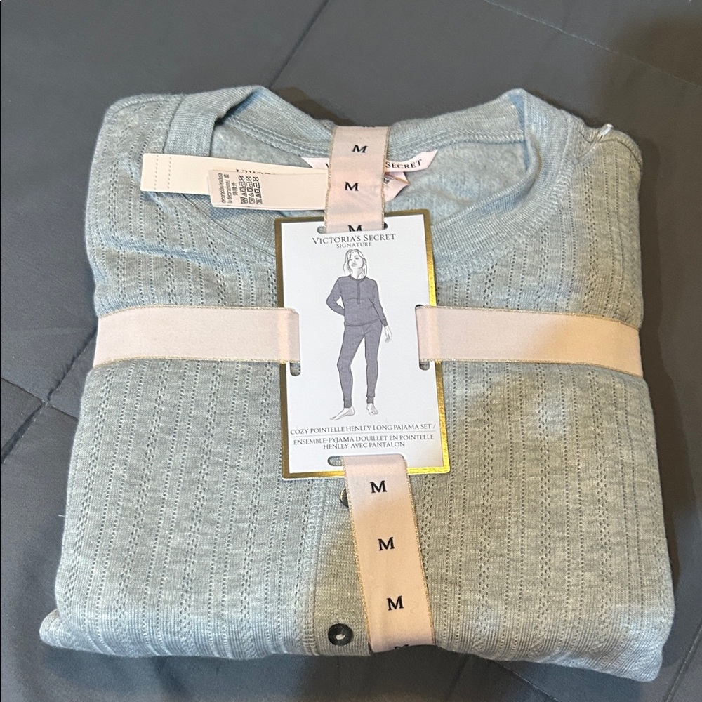 Victoria's Secret Soft Gray Pajama Set